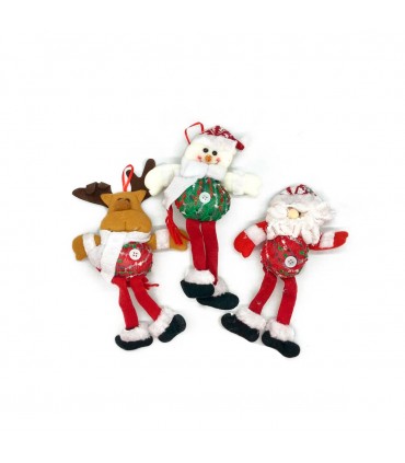 ADORNO NAV.COLGANTE PAPA NOEL J24706 30X8CM