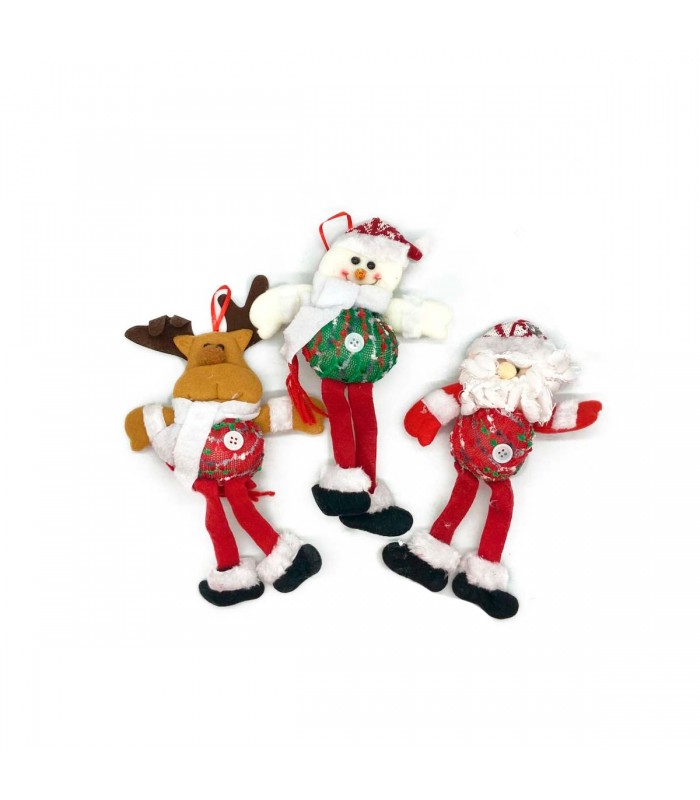 ADORNO NAV.COLGANTE PAPA NOEL J24706 30X8CM