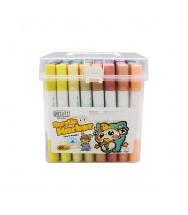 MARCADOR ACRILICO 48PCS J26480/650 DOBLE
