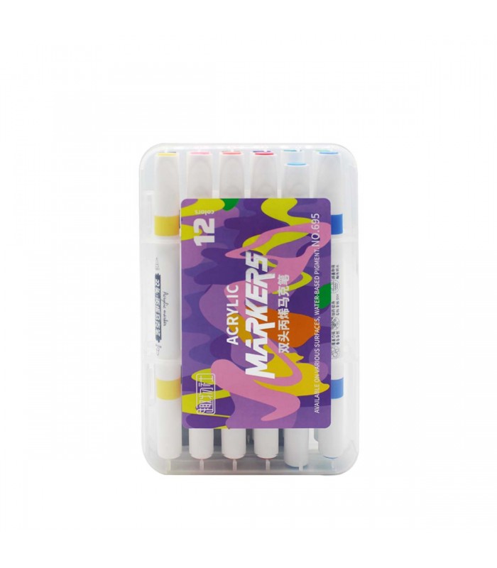 MARCADOR ACRILICO 12PCS J26580/MARKER