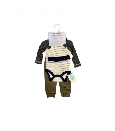 ROPA PARA BEBE MANGA LARGA 4PCS J26007