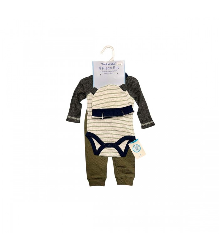 ROPA PARA BEBE MANGA LARGA 4PCS J26007