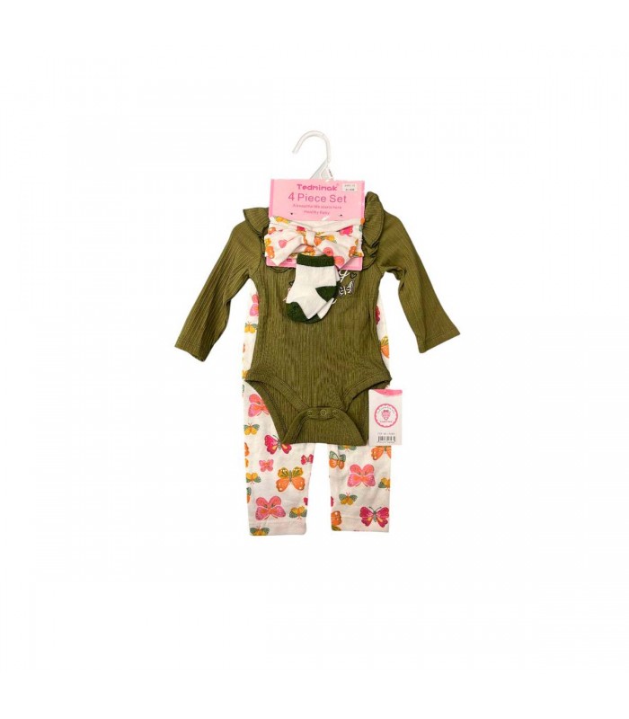 ROPA PARA BEBE MANGA LARGA 4PCS J26008
