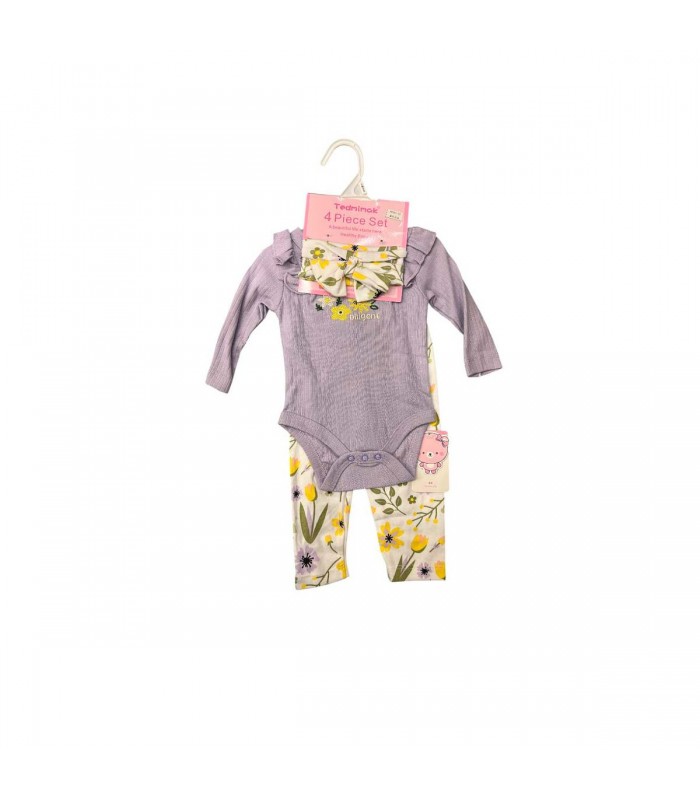 ROPA PARA BEBE MANGA LARGA 4PCS J26008