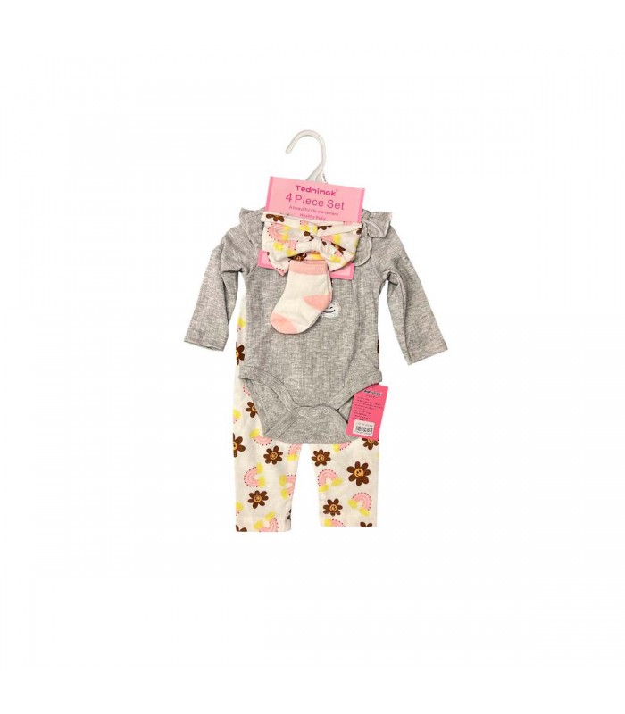 ROPA PARA BEBE MANGA LARGA 4PCS J26008