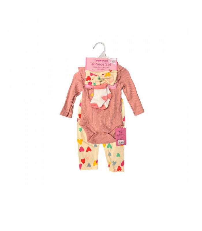 ROPA PARA BEBE MANGA LARGA 4PCS J26008
