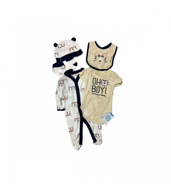 CONJUNTO ROPA PARA BEBE 6PCS J26009