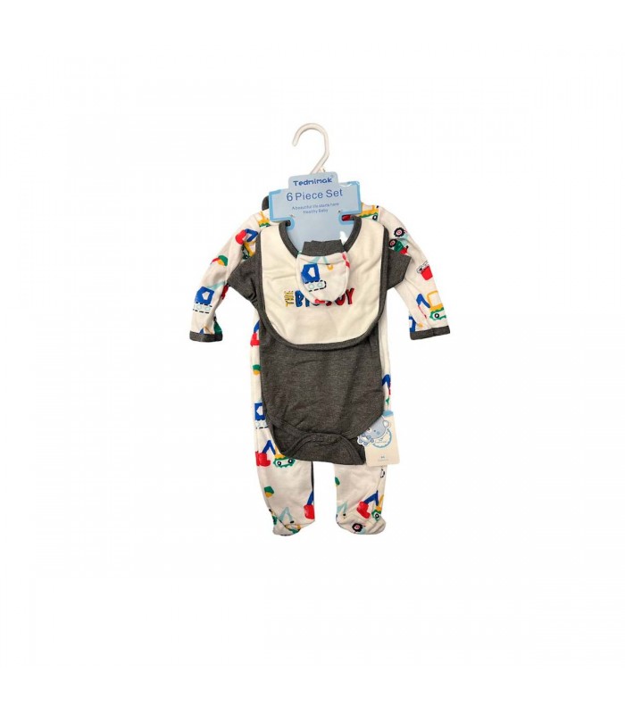 CONJUNTO ROPA PARA BEBE 6PCS J26009