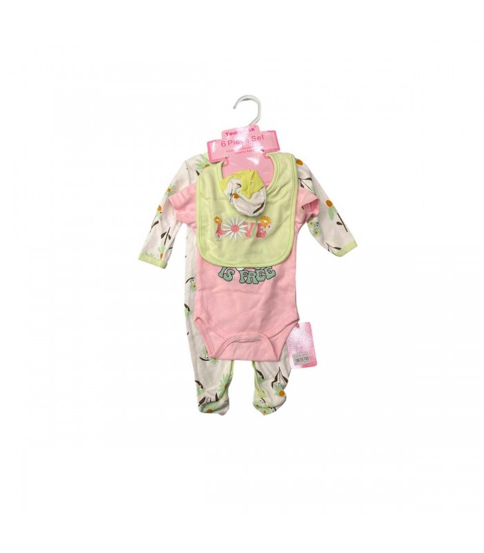 CONJUNTO ROPA PARA BEBE 6PCS J26009
