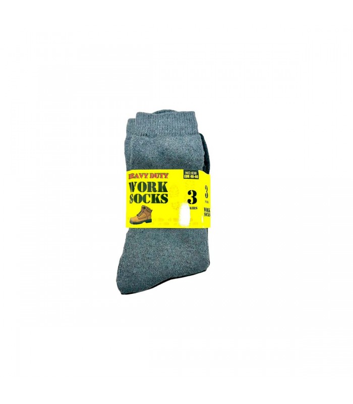MEDIA MASC.3PCS J27730 WORKS SOCKS 40-46