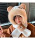 GORRA C/BUFANDA PANDA PELUDO J27740