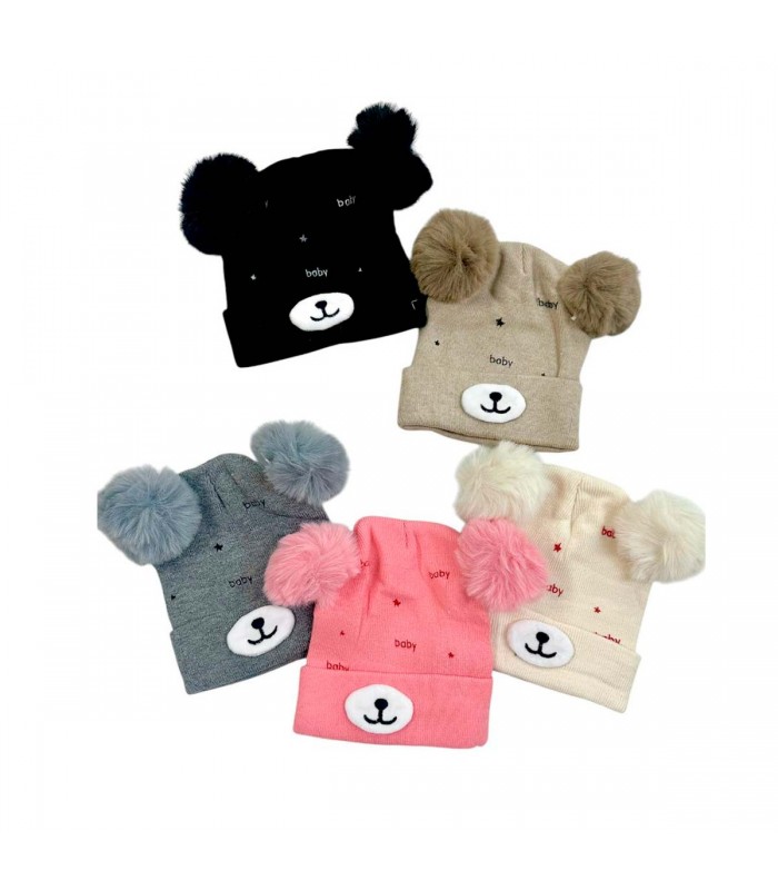 GORRA INF.C/POMPOM BABY J27735
