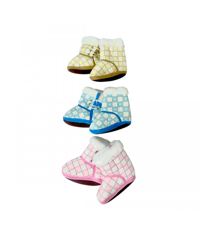 PANTUFLA P/BEBE CUADROS J27728