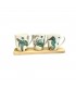 TAZA D/PORCELANA ANIMAL ACUATICOS J25007