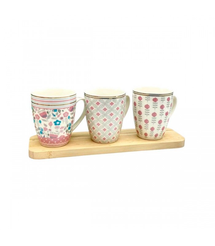 TAZA D/PORCELANA FLOR J24999