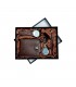 JG.BILLETERA CON RELOJ, BOLIGRAFO Y LLAVERO J27678
