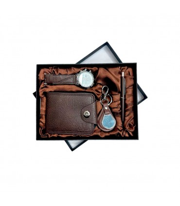 JG.BILLETERA CON RELOJ, BOLIGRAFO Y LLAVERO J27678