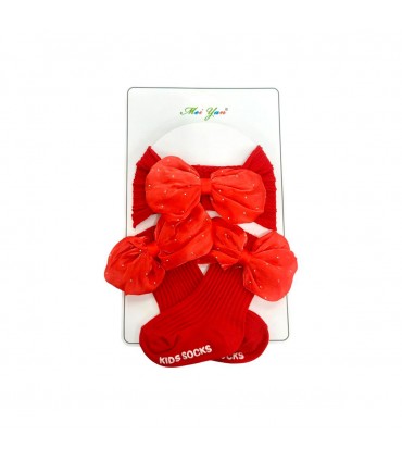 GORRA CON MEDIA P/BEBE C/MOÑO J26281