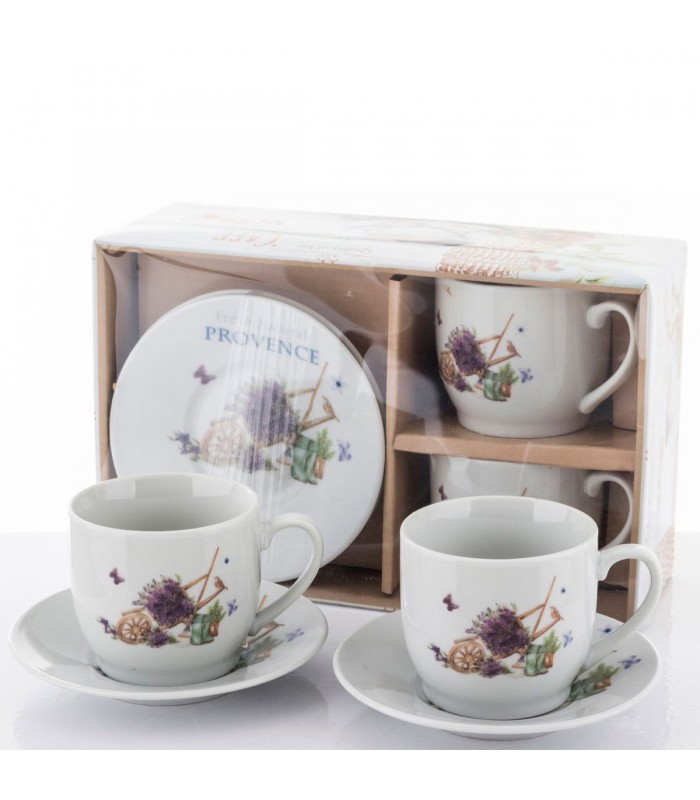 JG.D/TAZA C/2PCS LAVENDER J22146 7.2X6.5CM