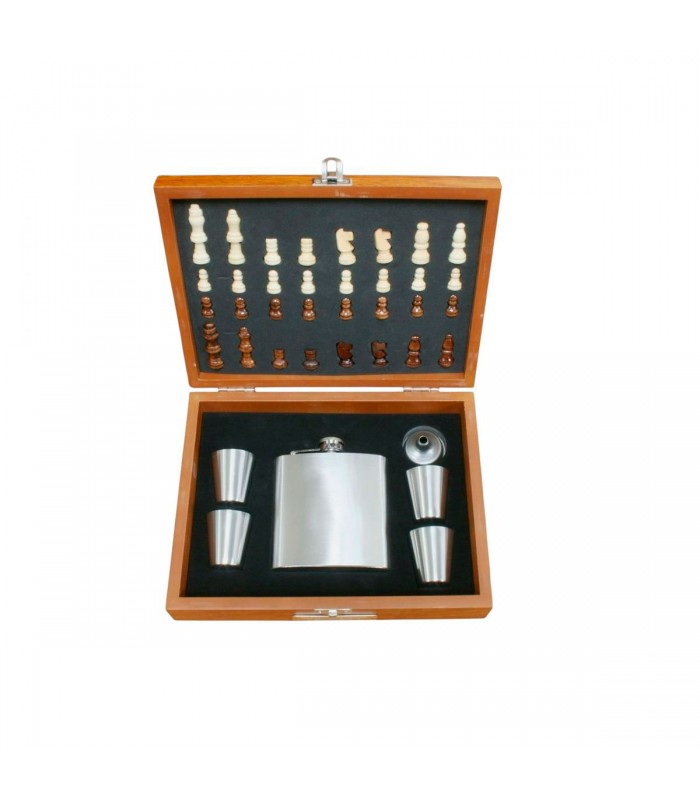 MALETA PORTA WHISKY C/AJEDREZ J26878
