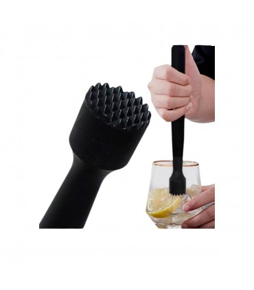 MACHACADOR 20CM D/PLASTICO NEGRO J23218