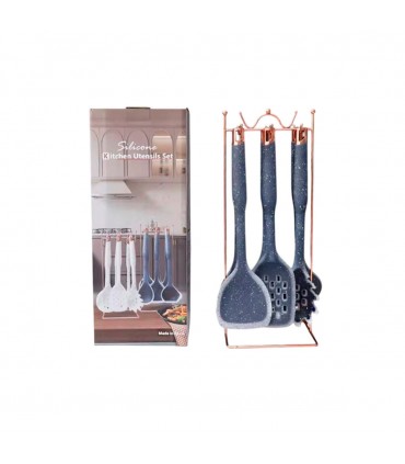 CJ.KIT CUBIERTO 9PCS J27286 SILICONE