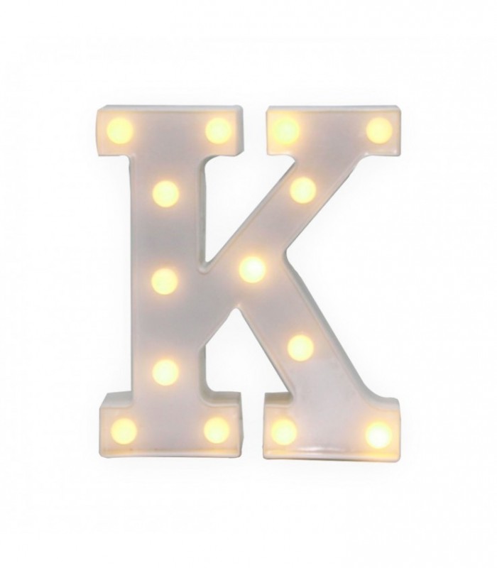 OFERTA ADORNO LETRA C/LUZ A PILA WHITE/J17904