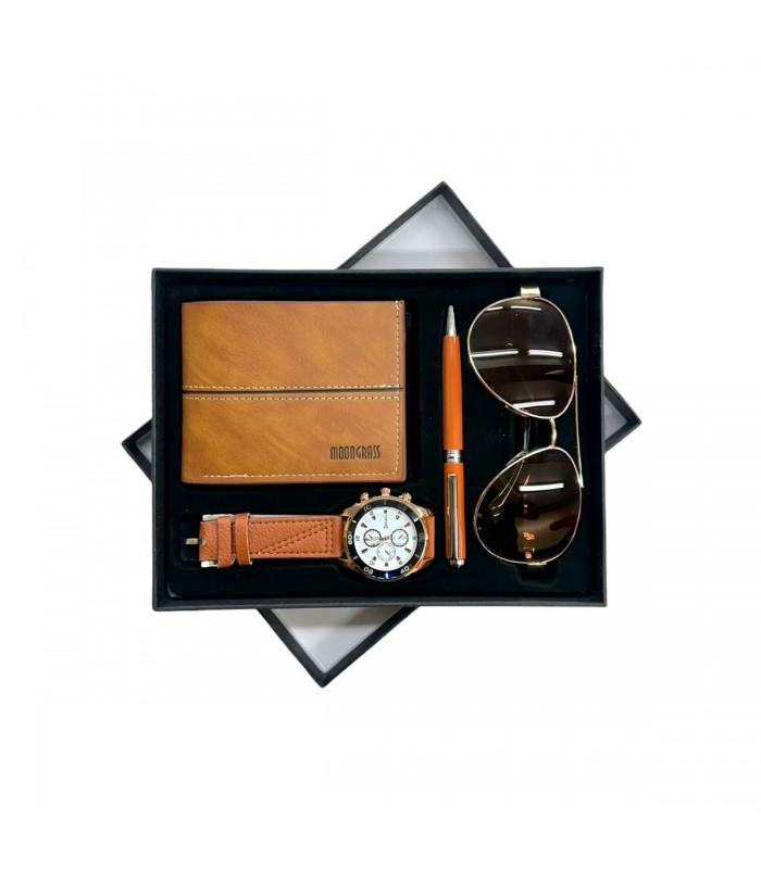 KIT BILLETERA/RELOJ/LENTE/BOLIGRAFO J27684