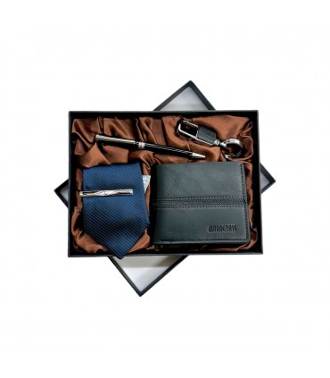 KIT BILLETERA/CORBATA/BOLIGRAFO/LLAVERO J27675