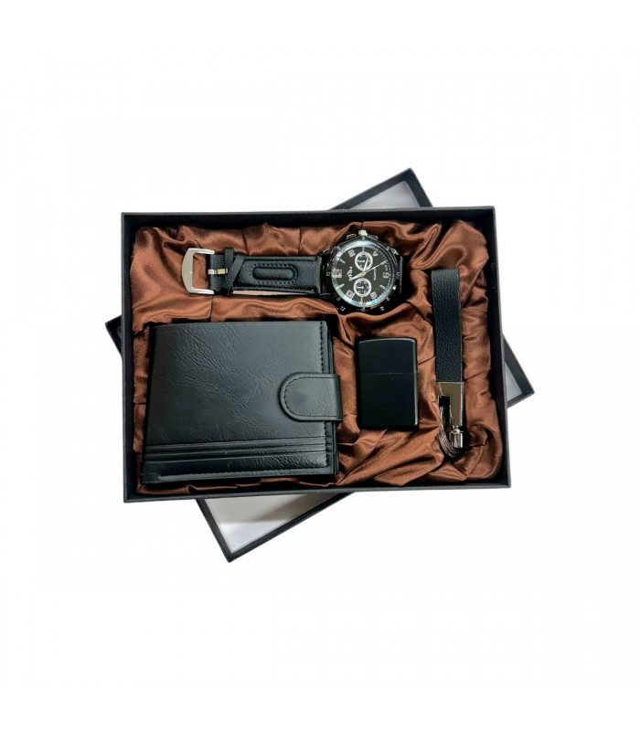 KIT BILLETERA/RELOJ/ENCENDEDOR/LLAVERO J27672