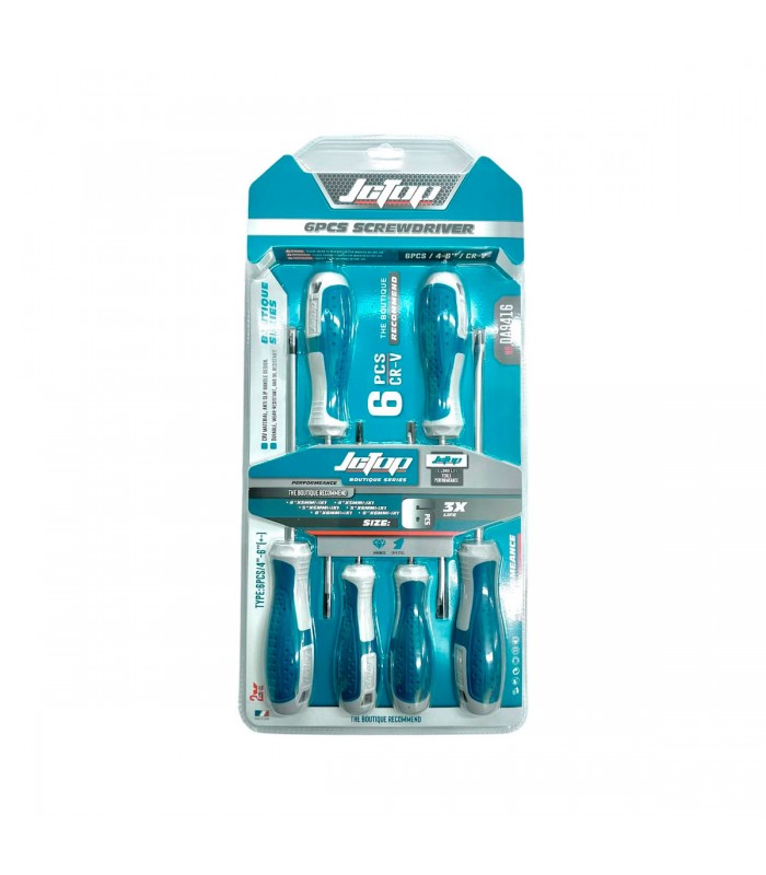 CART.DESTORNILLADOR 6PCS J26167 DA9416 JCTOP