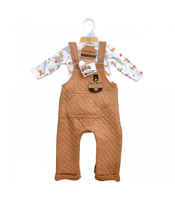 MACACON C/MEDIA 3PCS 3 A 18 MESES RABBIT BEAR J27904