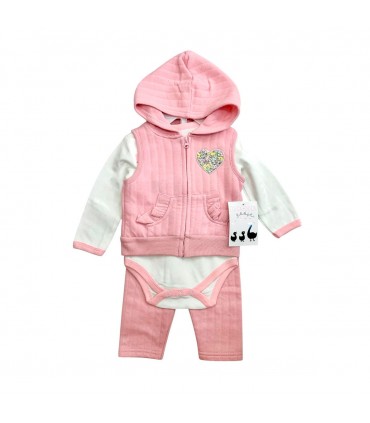 ROPA P/BEBE C/CHALECO 4PCS J27906