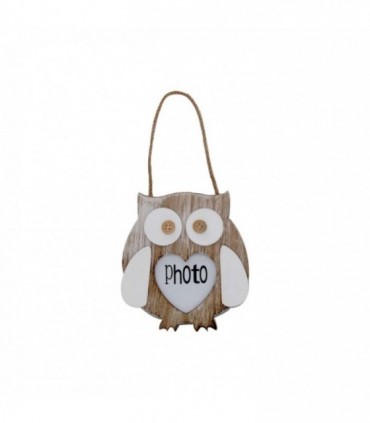 OFERTA PORTA RETRATO MADERA LECHUZA J17763