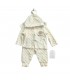 ROPA P/BEBE C/VINCHA 4PCS KYLE 0 A 9 MESES J27905