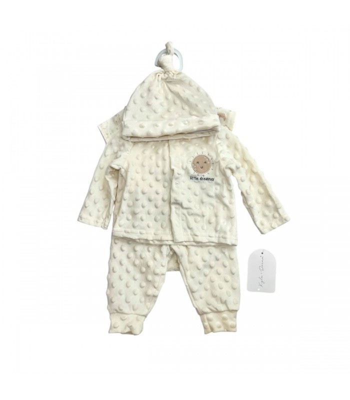 ROPA P/BEBE C/VINCHA 4PCS KYLE 0 A 9 MESES J27905