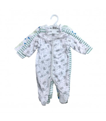 ROPA P/BEBE MACACON 3PCS J27900 BABY BERRY