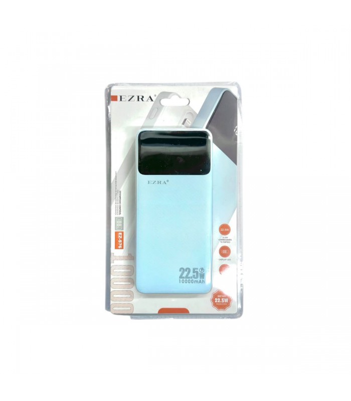 CART.CARGADOR PORTATIL 10000MAH EZ-S76 22.5W EZRA