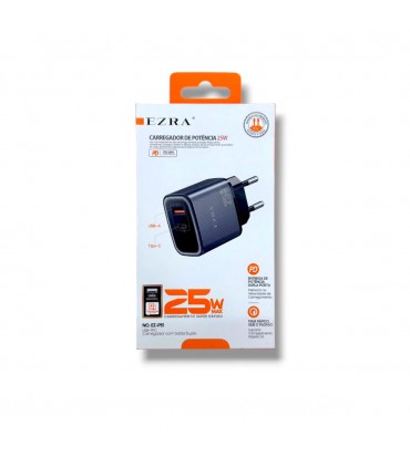CARGADOR EZRA USB+TIPOC 3.0 25W EZ-P51