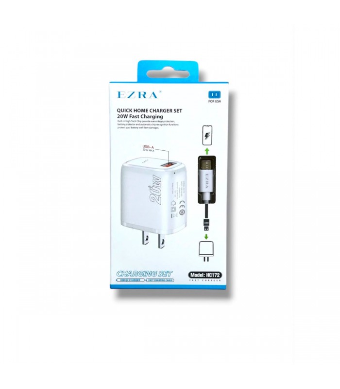 CARGADOR C/CABLE USB/TYPC 20W J24229/HC172