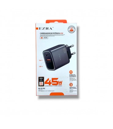 CARGADOR EZRA USB+TIPOC 45W EZ-P52