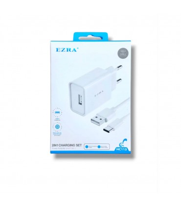 CARGADOR C/CABLE 2.1A IPHONE J23627/9330 EZRA