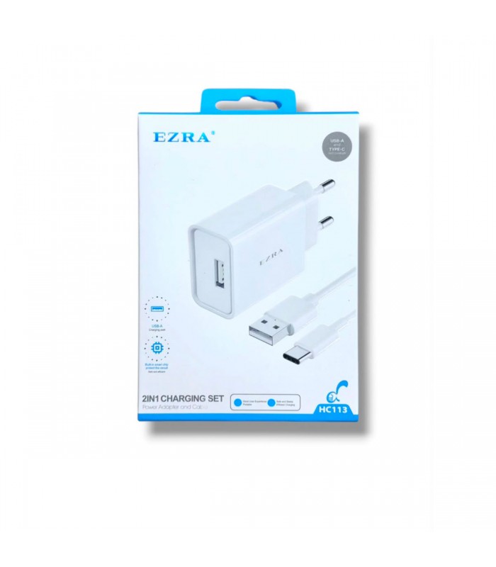 CARGADOR C/CABLE 2.1A IPHONE J23627/9330 EZRA