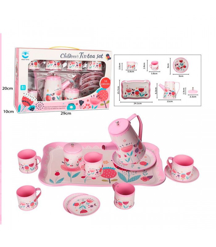 JGO.D/TAZAS 14PCS LATA HILDREN 998G/998F