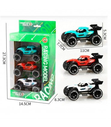 CJ.AUTO COLECCION 3PCS RACING MODEL 9611-10/9612-1