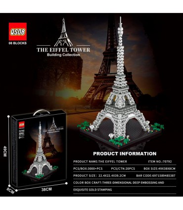 JGO.DIDACTICO TORRE EIFFEL 3000PCS 70792