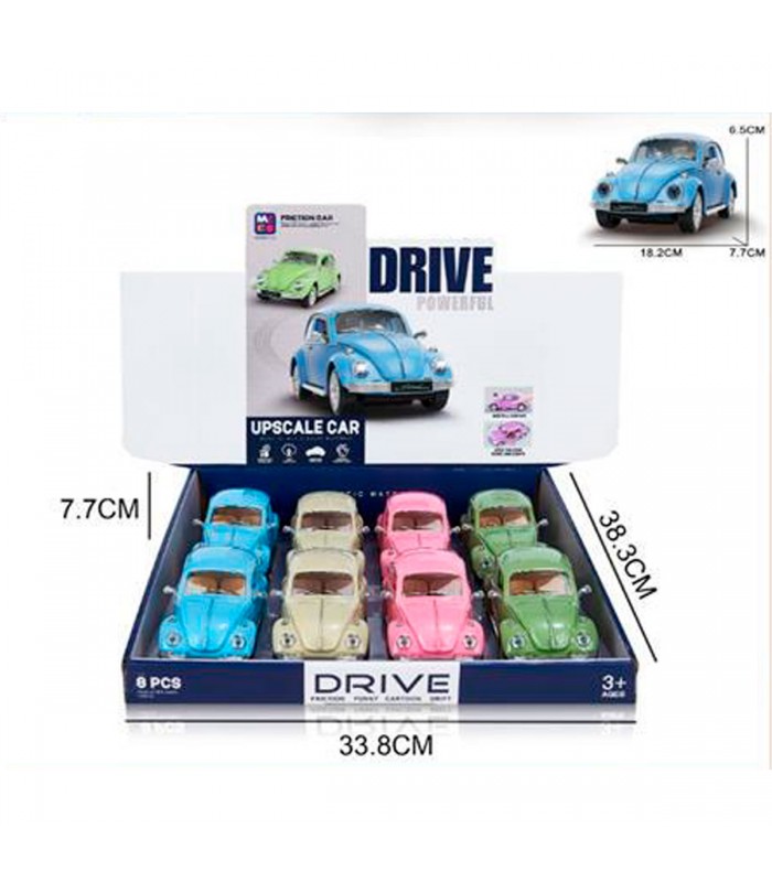 AUTO COLECCION FUSCA GD.D700-10 C/SONIDO/LUZ