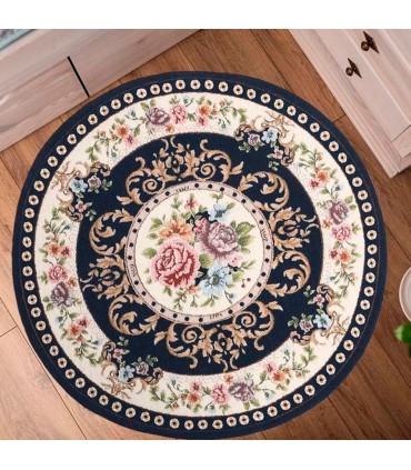 ALFOMBRA REDONDO GDE.120X120CM J24594 ESTAMPADO