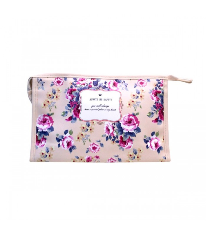 ESTUCHE P/MAQ.J27887 ALWAYS BE HAPPY FLOREADO