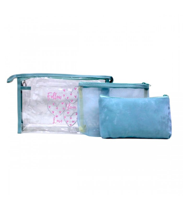 ESTUCHE P/MAQ.3PCS J27469 CORAZON FOLLOW